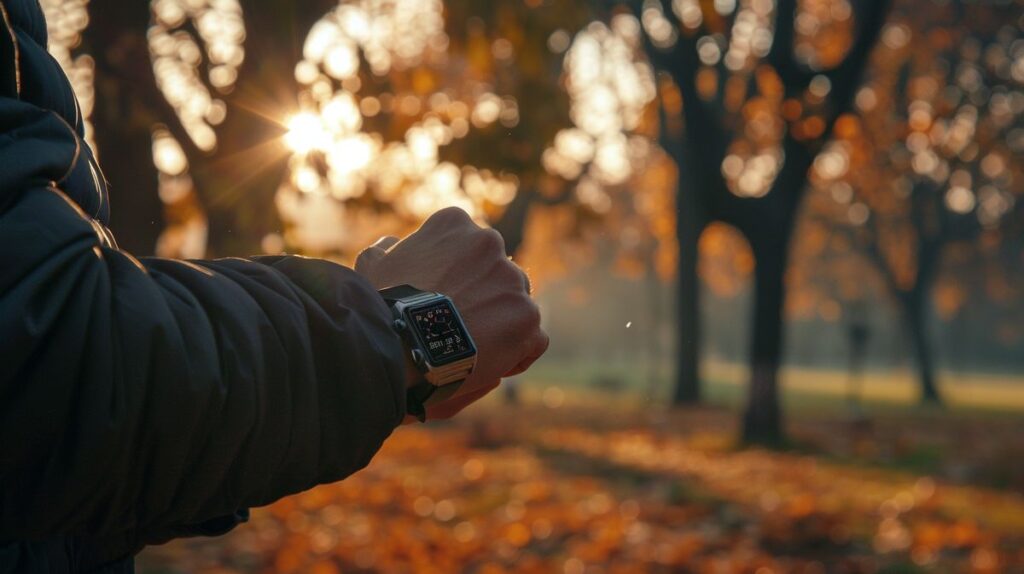 Läufer am Start bereit für den 5km Lauf, perfekte Zeit für 5km Lauf Herausforderung